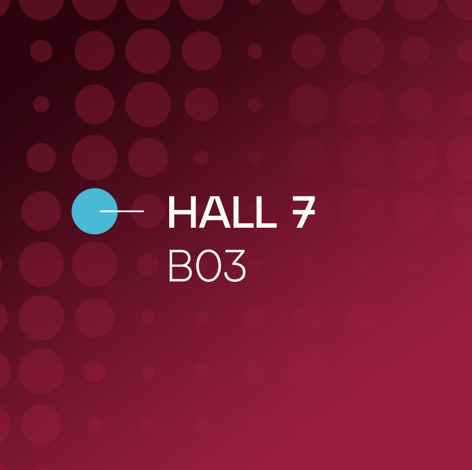 Hall 7, Booth B03