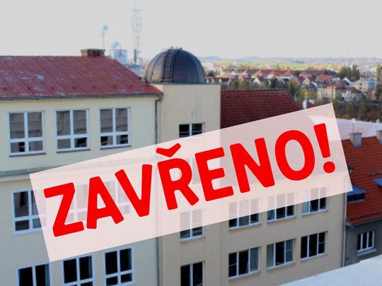Hvězdárna je dočasně uzavřená kvůli rekonstrukci budovy v Jiráskově ulici.